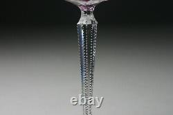 2 Saint Louis French Crystal Wine Hock Glass