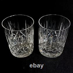 2 (Two) THOMAS WEBB KINGSWINFORD Cut Crystal Double Old Fashion Glasses-RETIRED