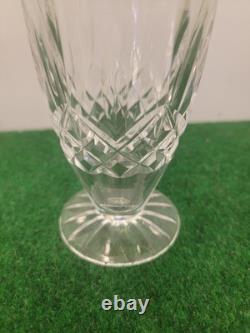 (2) Vintage Waterford Lismore Cut Crystal ICE TEA Footed Tumbler Water Glass 6.5