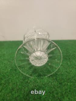 (2) Vintage Waterford Lismore Cut Crystal ICE TEA Footed Tumbler Water Glass 6.5