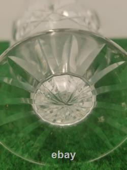 (2) Vintage Waterford Lismore Cut Crystal ICE TEA Footed Tumbler Water Glass 6.5