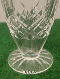(2) Vintage Waterford Lismore Cut Crystal ICE TEA Footed Tumbler Water Glass 6.5