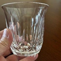 2 Waterford Crystal Ballyshannon Old Fashioned Glass Clear Cut Glasses Flared
