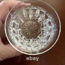 2 Waterford Crystal Ballyshannon Old Fashioned Glass Clear Cut Glasses Flared