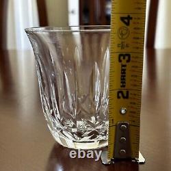 2 Waterford Crystal Ballyshannon Old Fashioned Glass Clear Cut Glasses Flared