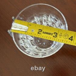 2 Waterford Crystal Ballyshannon Old Fashioned Glass Clear Cut Glasses Flared