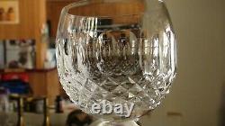 2 Waterford Cut Crystal COLLEEN 7-3/8 WINE HOCK GLASSES