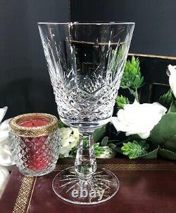 2 Waterford Kenmare Water Glass Cut Crystal Ireland Blown Glass Vintage Perfect