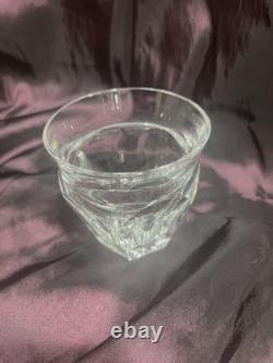 3 1/2x3 1/4 Baccarat Harcourt Talleyrand Cut Crystal Tumbler Glass 4 Available