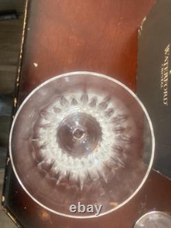 3 Waterford Crystal CARINA Footed Ices Tea Glass with Original Box Excellent