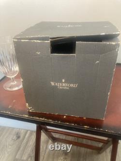 3 Waterford Crystal CARINA Footed Ices Tea Glass with Original Box Excellent