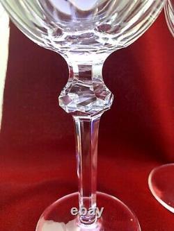 3 Waterford Crystal Curraghmore'Claret' Wine Glasses Discontinued MINT