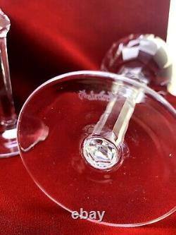 3 Waterford Crystal Curraghmore'Claret' Wine Glasses Discontinued MINT