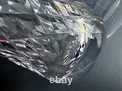 3 Waterford Lismore Criss Cross Vertical Cut Crystal Flat Tumblers Glasses 5'