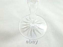 4 AJKA Cut Clear Crystal Glass Champagne Flute Carolyne Blue Red Green Purple