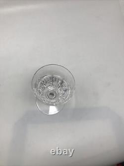 4 Baccarat Armagnac claret wine glass set cut crystal stemware signed 6 1/16