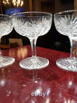 4 Champagne Sherbet American Brilliant Period Cut glass crystal Dorflinger # 40