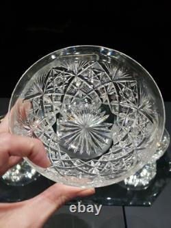 4 Finger Bowls American Brilliant Period Cut Glass Crystal T B Clark San Mateo