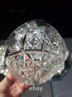 4 Finger Bowls American Brilliant Period Cut Glass Crystal T B Clark San Mateo