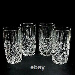 4 (Four) GORHAM Lady Anne Cut Lead Crystal Highball Glasses-DISCONTINUED