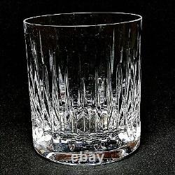4 (Four) REED & BARTON ROGASKA SOHO Cut Crystal Double Old Fashion Glass-Signed