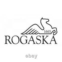 4 (Four) REED & BARTON ROGASKA SOHO Cut Crystal Double Old Fashion Glass-Signed