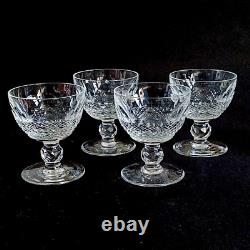 4 (Four) WATERFORD COLLEEN Cut Lead Crystal Liquor Cocktail Glass-Signed RETIRED