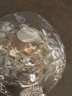 (4) Rogaska CUT Crystal Gallia 8 Balloon/Hock Wine Glasses IN MINT CONDITION