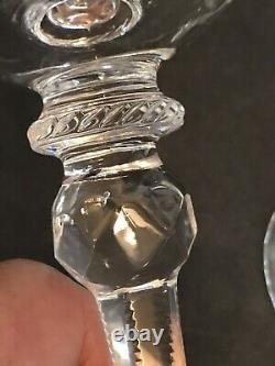 (4) Rogaska CUT Crystal Gallia 8 Balloon/Hock Wine Glasses IN MINT CONDITION