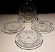 4 Vintage Waterford Colleen Deep Cut Irish Crystal 6 Bread & Butter Plates