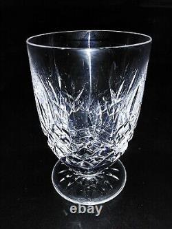 4 Vintage Waterford Crystal Lismore Footed Juice Glasses 3 7/8 H. 6 oz. Signed