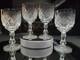 4 Water Goblets American Brilliant Period Cut Glass Crystal Libbey Harvard set 2