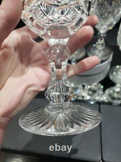 4 Water Goblets American Brilliant Period Cut Glass Crystal Libbey Harvard set 2