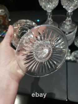 4 Water Goblets American Brilliant Period Cut Glass Crystal Libbey Harvard set 2