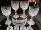 4 Water Goblets American Brilliant Period Cut Glass Crystal Libbey Harvard set 3