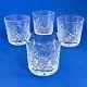 4 Waterford Clare Cut Crystal Old Fashioned Glasses 3-3/8 Old Mark Vintage
