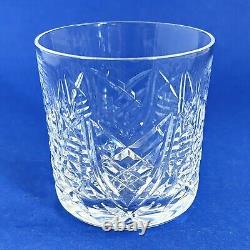 4 Waterford Clare Cut Crystal Old Fashioned Glasses 3-3/8 Old Mark Vintage