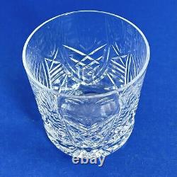 4 Waterford Clare Cut Crystal Old Fashioned Glasses 3-3/8 Old Mark Vintage