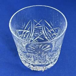 4 Waterford Clare Cut Crystal Old Fashioned Glasses 3-3/8 Old Mark Vintage