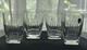 4 Waterford Crystal CLARION Double Old Fashioned Glasses Signed Jim O'Leary