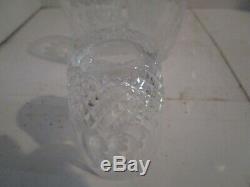 4 Waterford Crystal COLLEEN 3.5 Flat Tumblers 5 oz. Cut Cross Hatch
