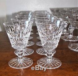 51-PC WATERFORD TRAMORE CUT CRYSTAL SET or WATER/CLARET WINE/PORT WINE/CHAMPAGNE