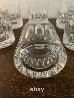 5 Cut Crystal Whisky Glasses From Saint Louis (Price Per Unit) Model 2