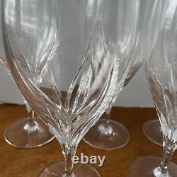 5 GORHAM CRYSTAL Trinity, 16oz. Iced Tea Glassware Cut Crystal Blown Glasses