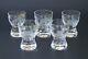 5 Kenyan-African by QUEEN LACE Cordial / Shot Glass Cut Crystal Safari Animals