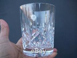 5 New Waterford Cut Crystal EVE Double Old Fashioned Flat Low Ball Tumblers