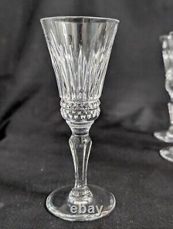 (6)1960's Royal Doulton'Vanborough' Handblown Cut Crystal Cordial Glasses 4.75