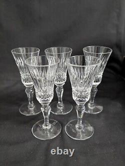 (6)1960's Royal Doulton'Vanborough' Handblown Cut Crystal Cordial Glasses 4.75