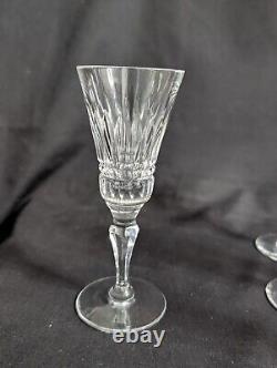 (6)1960's Royal Doulton'Vanborough' Handblown Cut Crystal Cordial Glasses 4.75