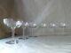 6 Antique Victorian/Edwardian Champagne Glasses, Lens Cut Crystal, h11cm